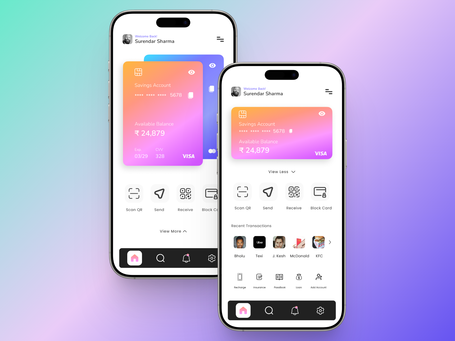 Bank App Design
