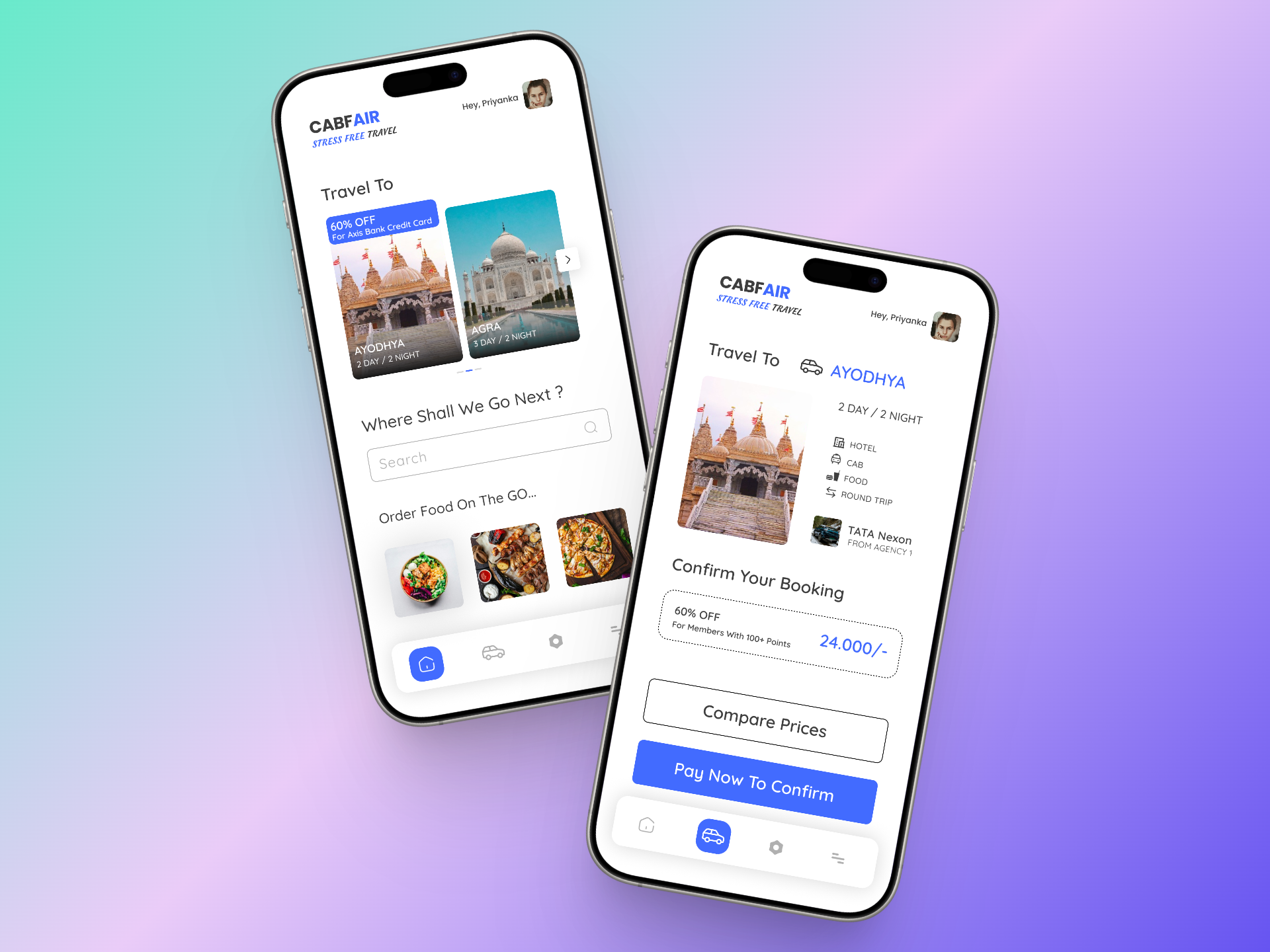 Travel App Design